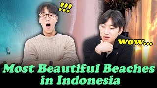 Pria Korea BEREAKSI TOP15 LAUT INDAH di Indonesia🌊 | Sumba, Bali, Java