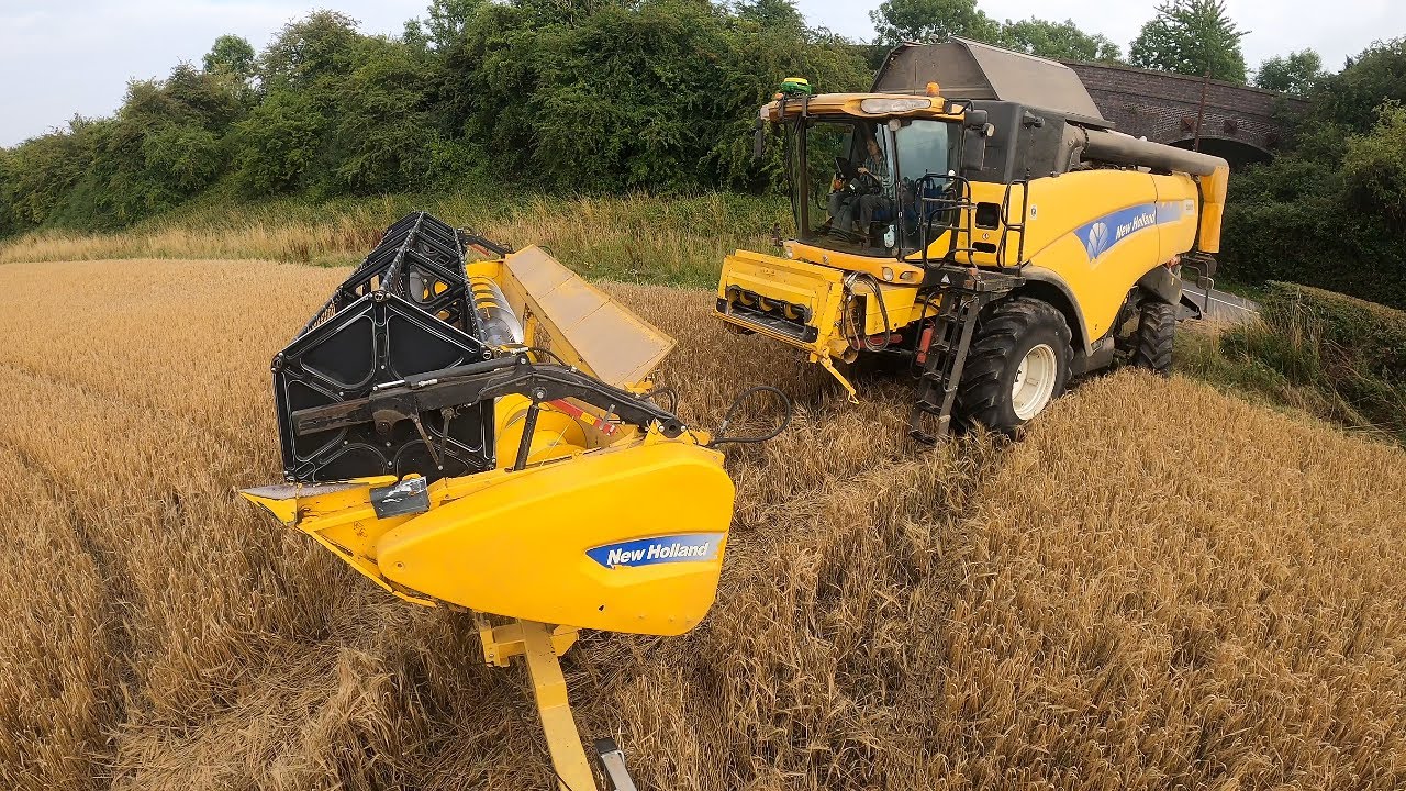 Escorting Combine On Road UK