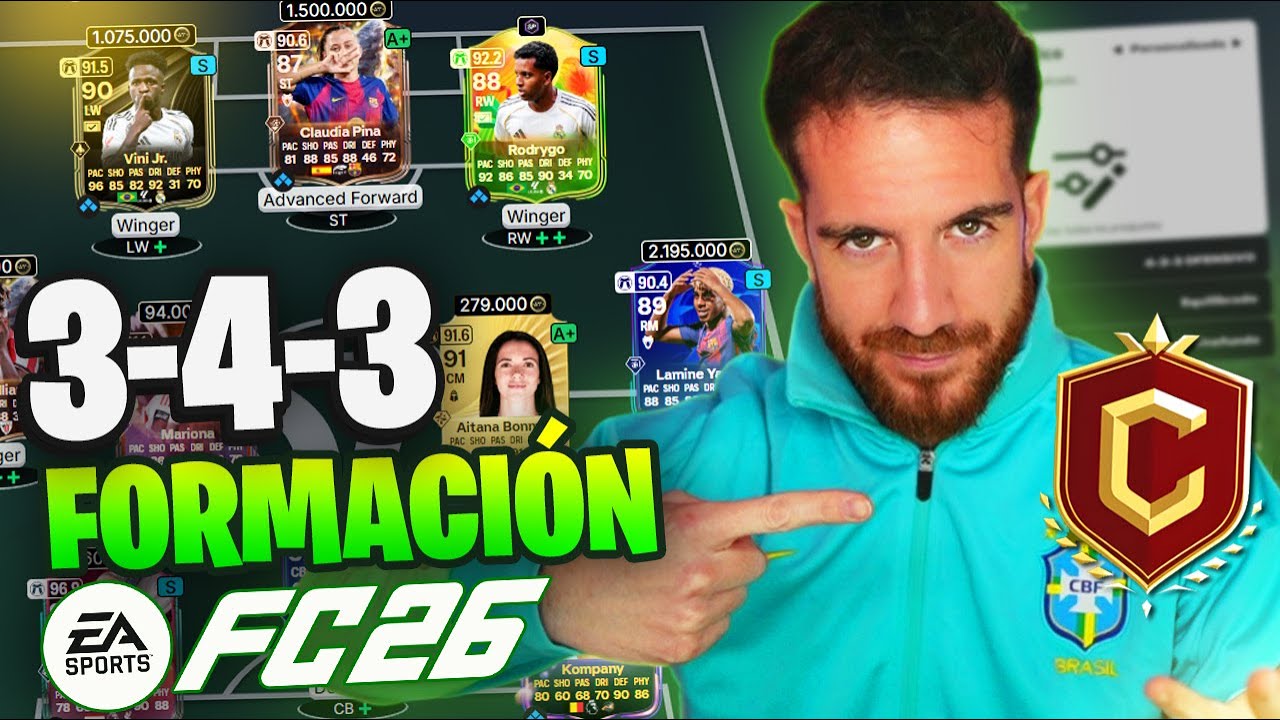 La FORMACION más CHETADA en FC 26 ⚽ MEJOR TACTICA para COMPETIR