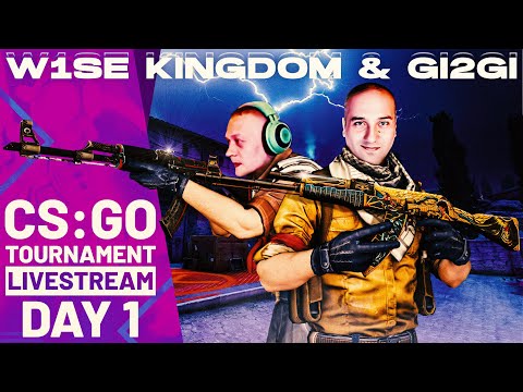 300$ CSGO ტურნირი W1se Kingdom \u0026 GI2GI დღე #1