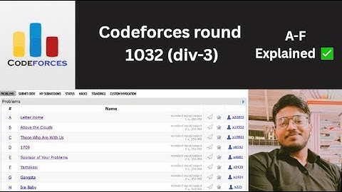Codeforces Round 1032 (Div-3) | A-F Problems Solved & Explained !!!
