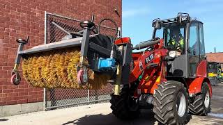 CMMS Wheel Loader FL18 * Kubota V1505 engine 25.1Hp with BROOMS