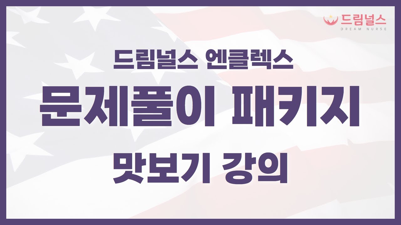 드림널스 엔클렉스 문제풀이 패키지가 어떤 구성이 궁금해? 맛보기 강의 보고 공부하자