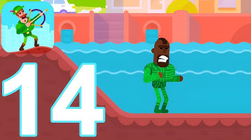 Bowmasters - Gameplay Walkthrough Part 14 - Cyberstar (iOS, Android)