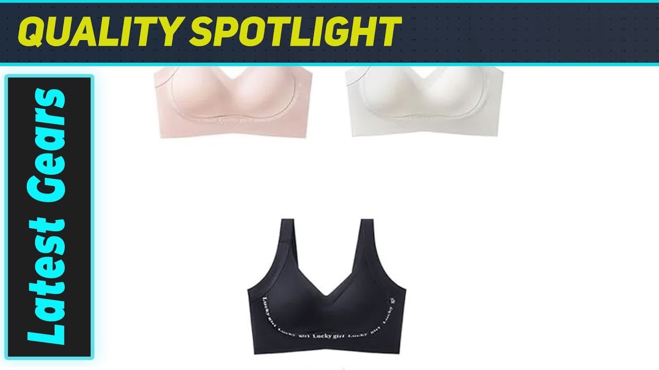 `Color Large Size Hook-up Vest Bra: Amazing Wire-Free Comfort!