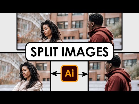 How to Split Images in Adobe Illustrator | TRICK