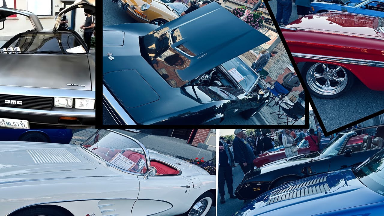 Vintage Car Show in Milton Downtown Canada Classic Car Show in Milton