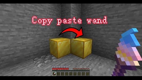 Minecraft but we have a copy and paste wand!