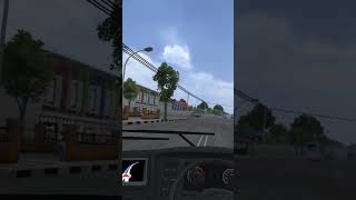 BUSSID Realistic City Bus Drive | Smooth Traffic Gameplay #shorts