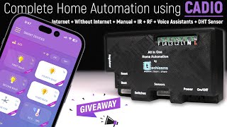 CADIO Home Automation with Fan Dimmer | Giveaway ⚡️ | ESP32 Projects | IOT Projects