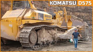KOMATSU D575A: The King of Construction and Mining Sites