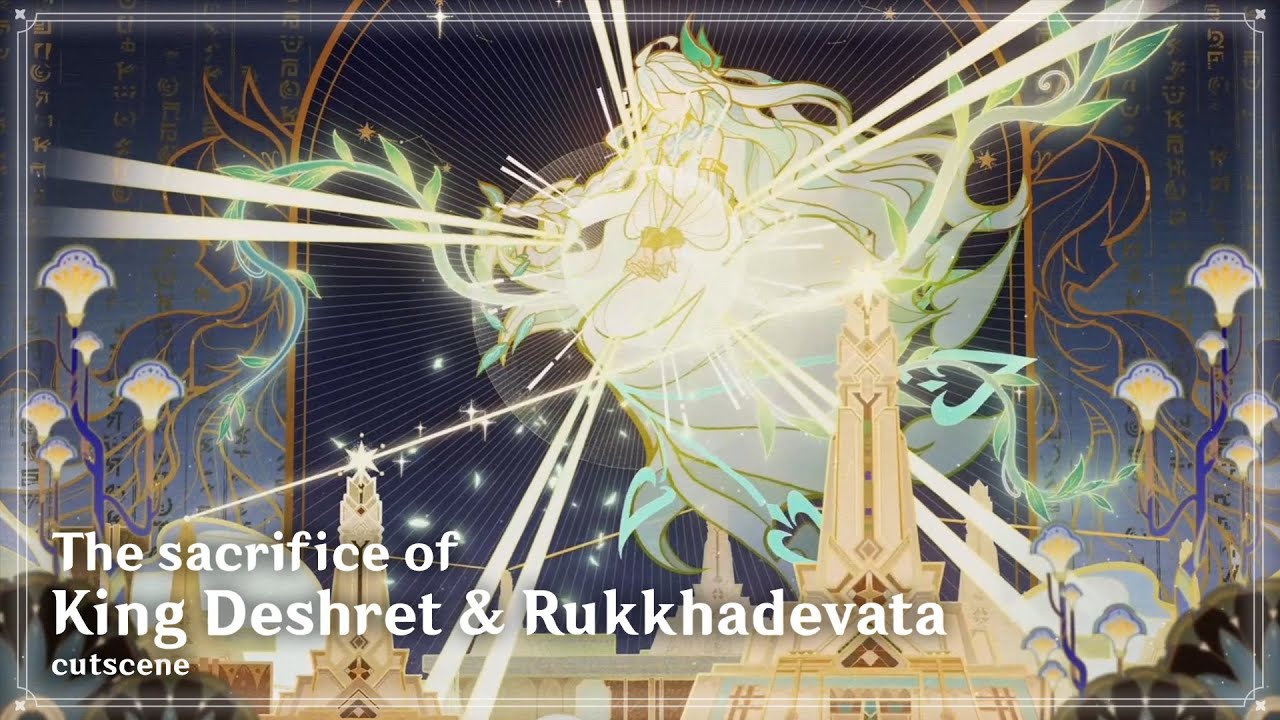 King Deshret & Greater Lord Rukkhadevata Sacrifices | Genshin Impact ...