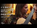 Émilie Fend plays Gavotte en Rondeau BWV 1006 by J. S. Bach on a 2023 Daryl Perry Guitar