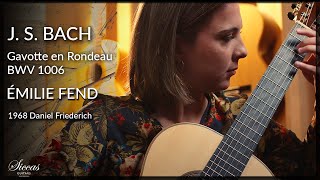 Émilie Fend plays Gavotte en Rondeau BWV 1006 by J. S. Bach on a 2023 Daryl Perry Guitar