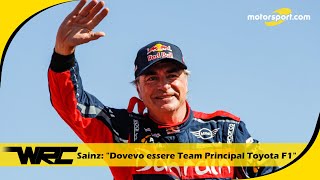 Sainz: "Dovevo essere Team Principal Toyota F1"