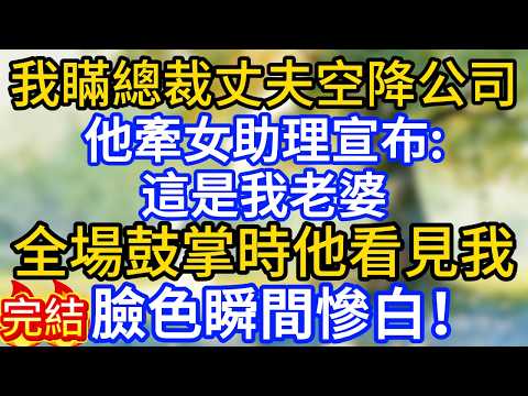 我瞞總裁丈夫空降他的公司,第二天他牽女助理宣布:這是我老婆，全場鼓掌時他看見我，臉色瞬間慘白！