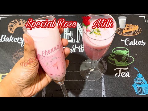 special-rose-milk-for-iftar-|-rose-milk-recipe-in-tamil-|-iftar-drink-|-summer-cool-drinks-recipe