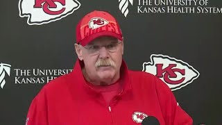 Andy Reid talks ahead of the Chiefs Week 18 game with the Chargers