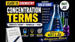 Concentration Terms Made Easy | Class 12 Chemistry | NEET &amp; JEE Preparation