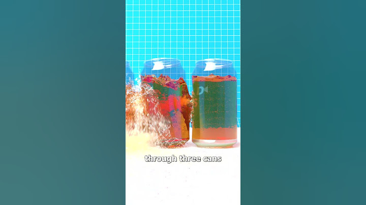 How Many Cans Of Soda To Stop A Bullet? 😮