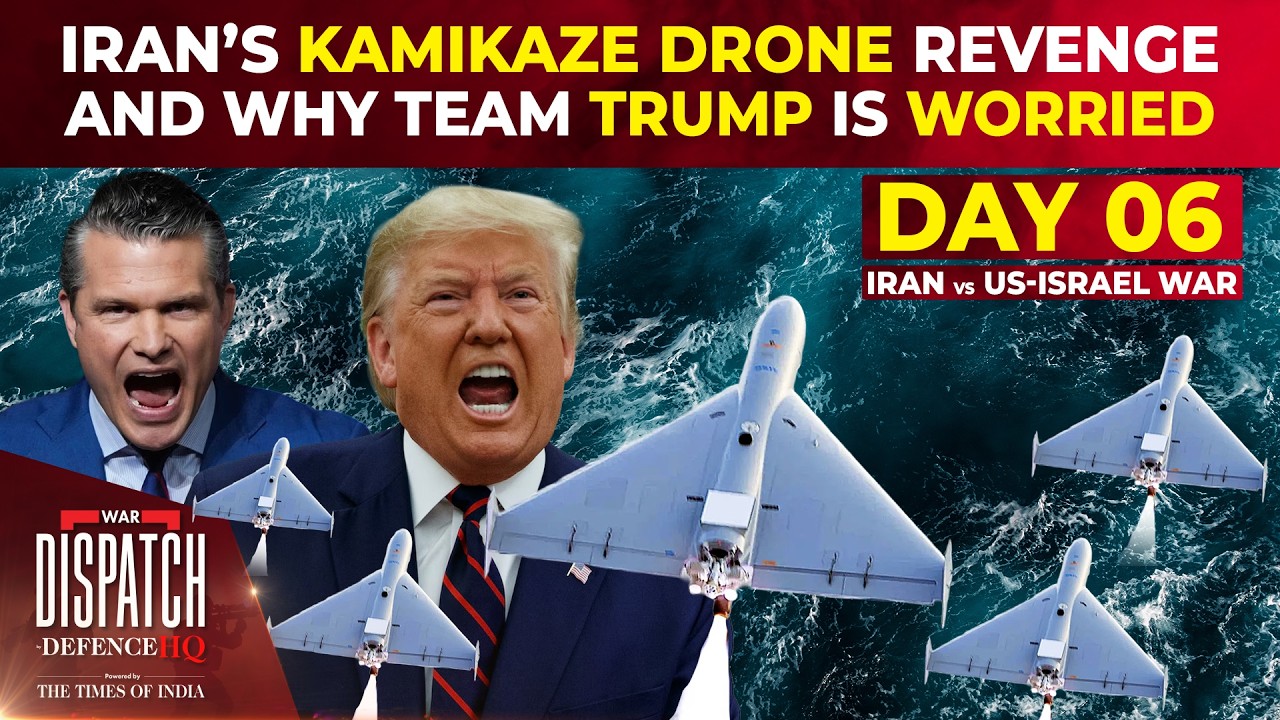Iran’s Drone Revenge: U.S. Air Defences Unable To Stop The Swarm? I Iran-US War Day 06