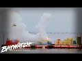 Barge Filled With Fireworks Explodes!