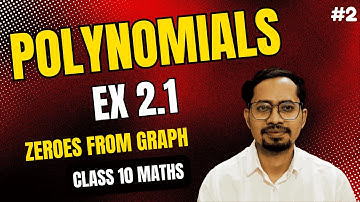 Class 10 Maths Chapter 2 | Exercise 2.1 | Polynomials Zeroes from Graph | NCERT CBSE | yc teaching