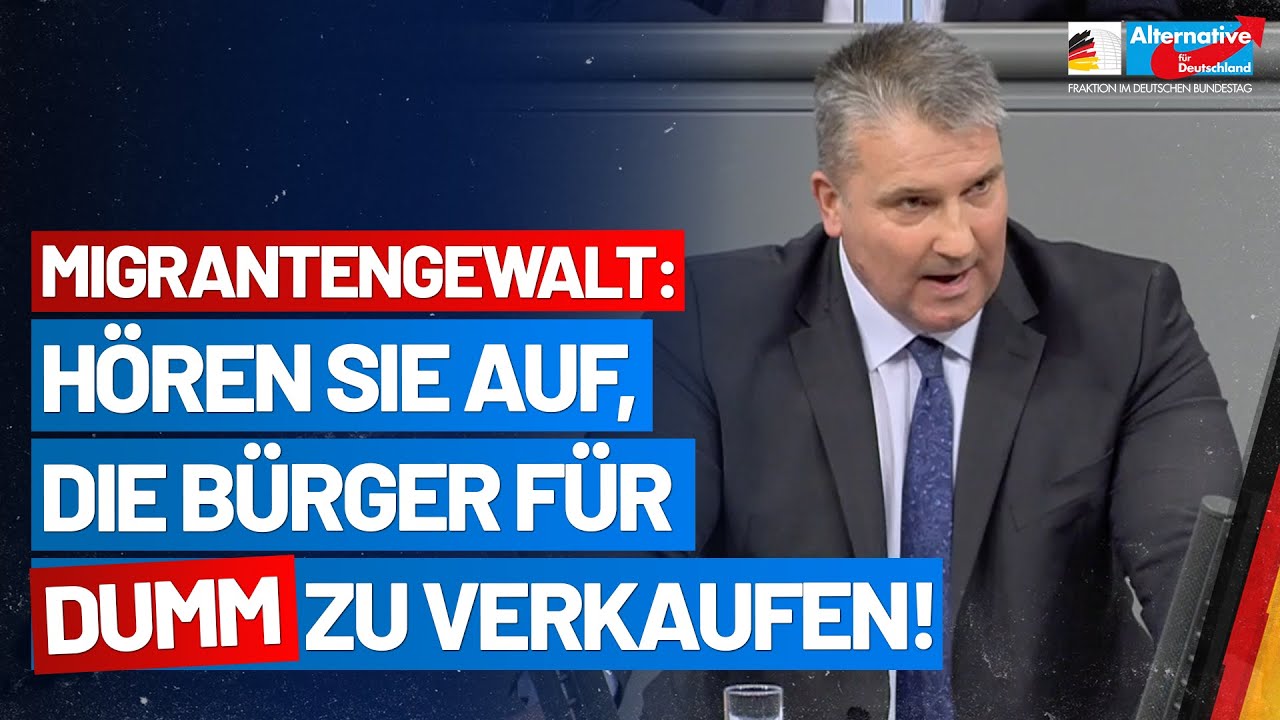 Hören sie auf, die Bürger für dumm zu verkaufen! Martin Hess AfD