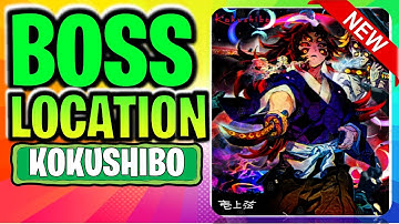 ⭐Roblox Slayers Unleashed Moon Breathing KOKUSHIBO BOSS Location⭐