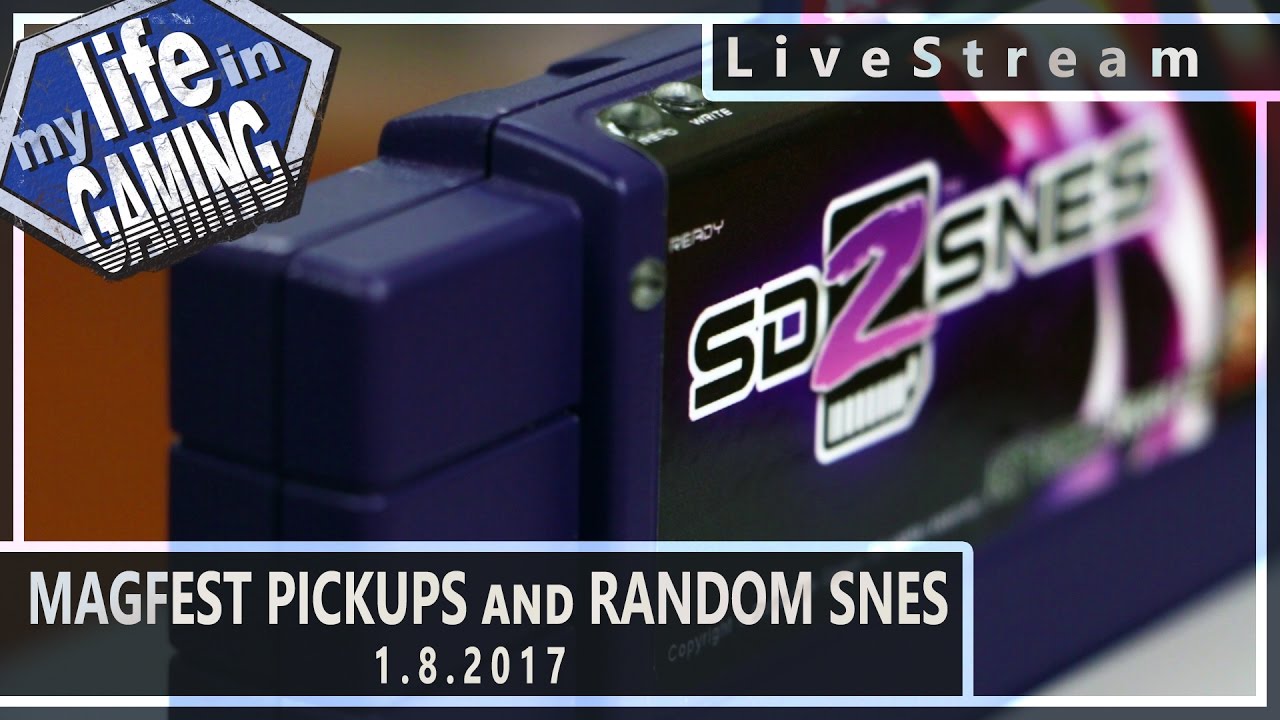 MAGFest Discussion and Random SNES (w/Game Dave) 1.8.2017 :: LiveStream - MY LIFE IN GAMING - MAGFest Discussion and Random SNES (w/Game Dave) 1.8.2017 :: LiveStream - MY LIFE IN GAMING