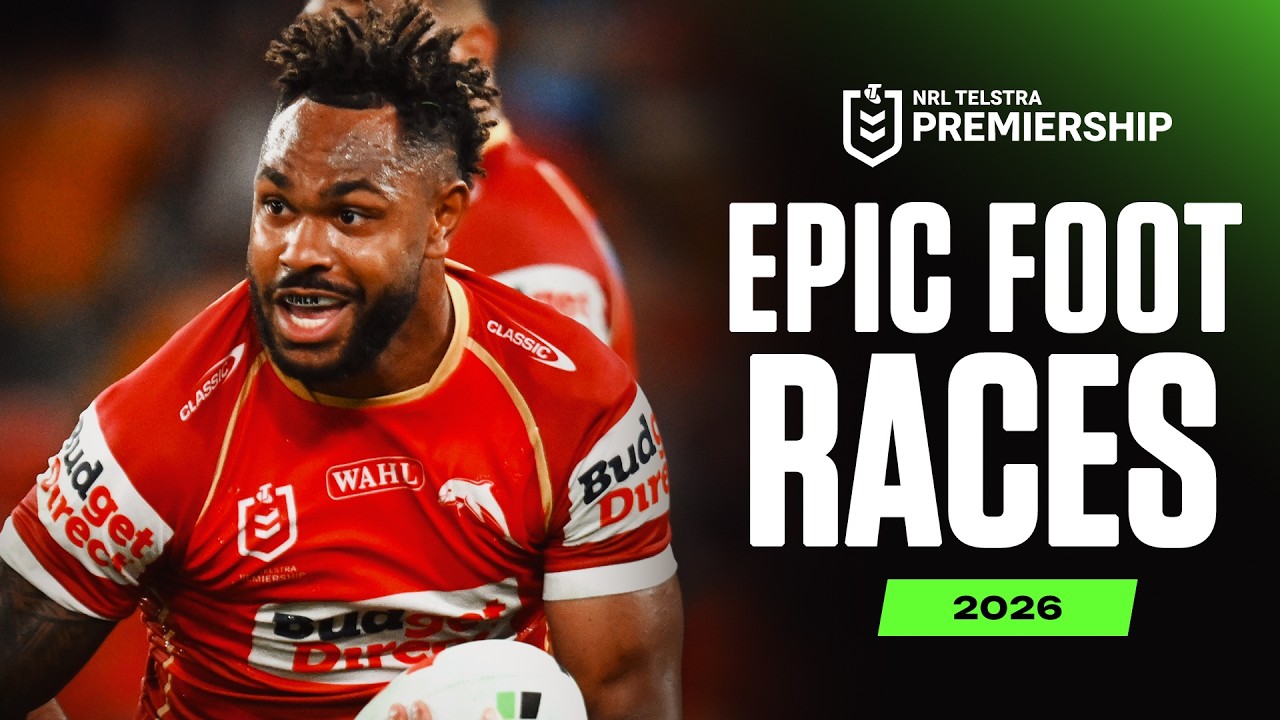 NRL 2026 | Epic Foot Races | Match Highlights