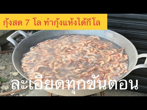 กุ้ง 7 โล ทำกุ้งแห้งได้กี่โล //วิธีทำกุ้งแห้งละเอียดทุกขั้นตอน//HD// จุ๊จุ๊ ออนทัวร์ EP:393. 