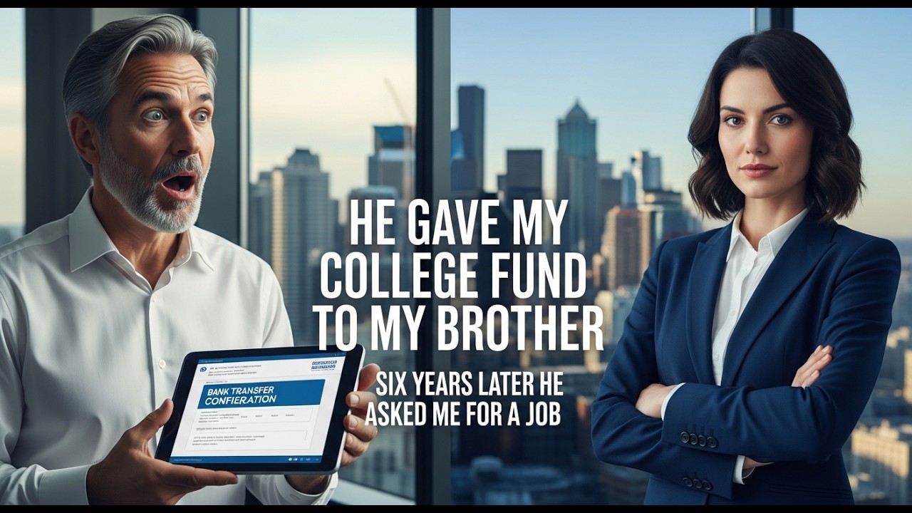 He Funded My Brother’s Dream But Not Mine… Six Years Later He Asked Me For a Job
