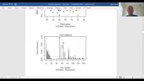 Quadratic regression