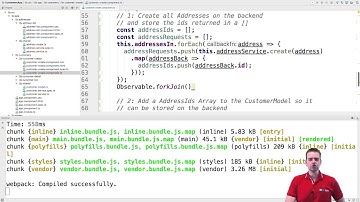 Building a Angular4+ Web App | S4P114 | Sending multiple Requests with a ForkJoin