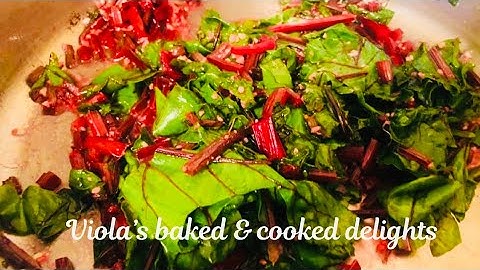 SAUTÉED BEET GREENS ( loaded with nutrients )