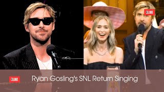 Ryan Gosling's SNL Return Singing Swift, Ken Comedy, and Nostalgic Farewell