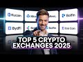 Top 5 Crypto Exchanges 2025 – Best Platforms for Beginners & Pros