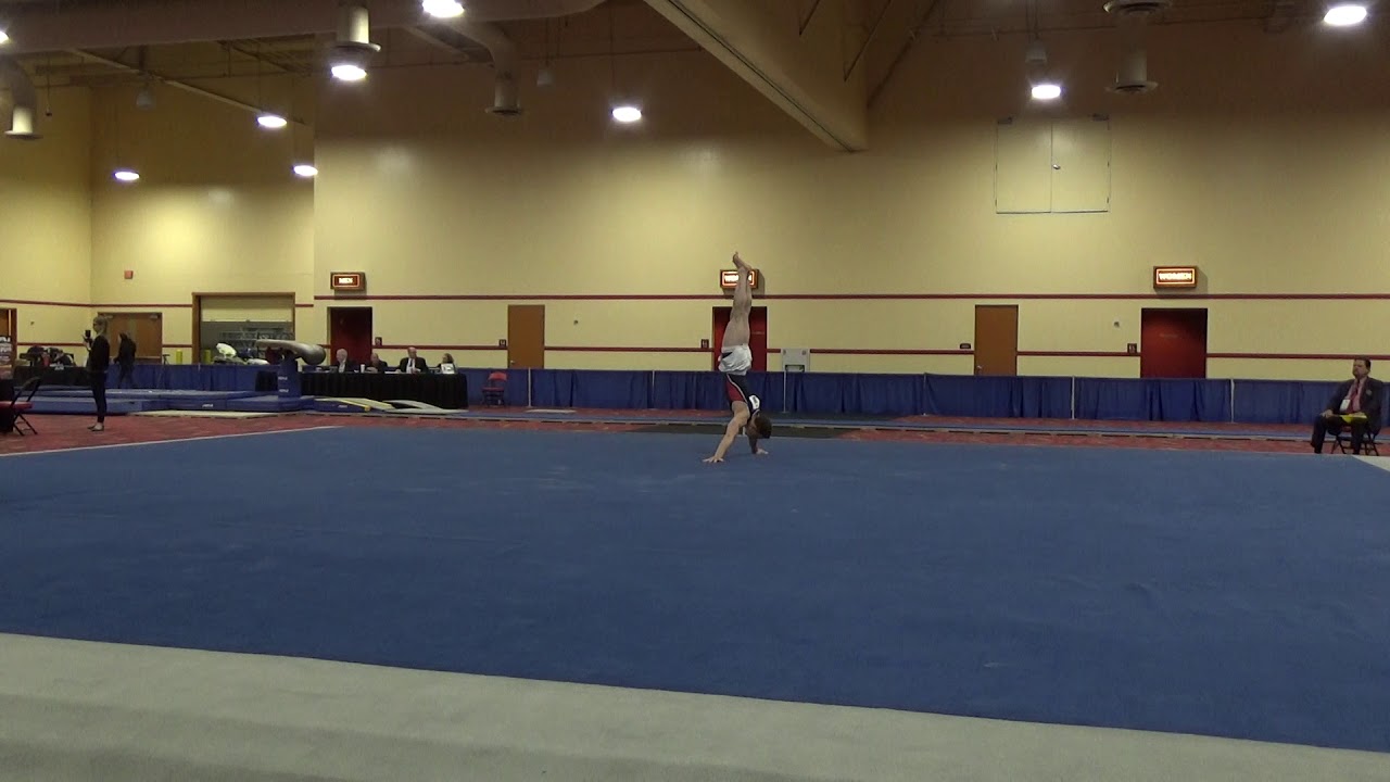 Adam Wooten - Floor Exercise - 2019 Winter Cup Junior Prelims