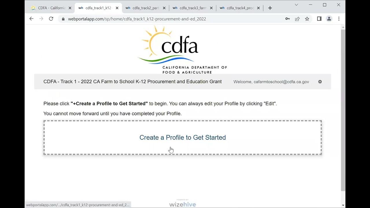 Video Tutorial for WizeHive Grant Application Portal YouTube
