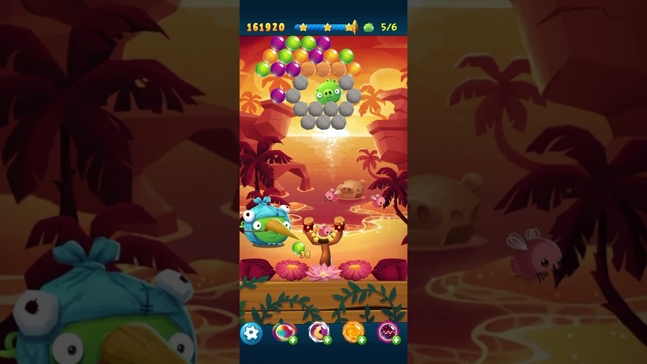 Angry birds pop: level 50