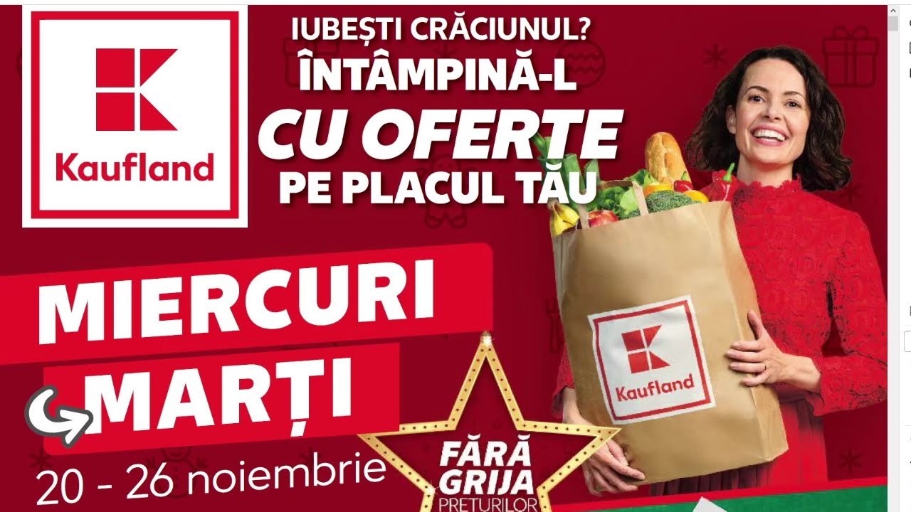 CATALOG KAUFLAND 20 NOIEMBRIE 2024/OFERTE KAUFLAND SAPTAMANA ASTA