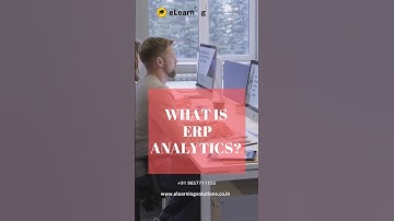 What is ERP Analytics? | ERP |  eLearning Solutions