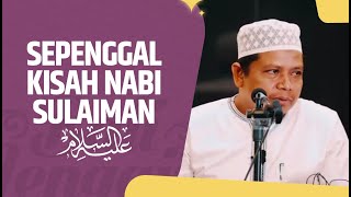 Sepenggal Kisah Nabi Sulaiman - Ustadz Musthofa Al Buthony