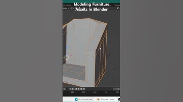 Create Furniture in Blender 3D | How to Model it. #3d #blender3d #tutorial