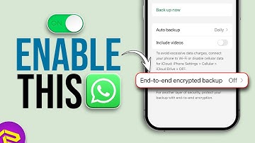 Lock Your WhatsApp Chats Forever!  End-to-End Encrypt Your WhatsApp Backup on iCloud Drive