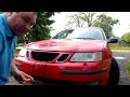 Locked out of a Saab(or other car), no door key and a dead battery? No Problem. ...FearNoProject.