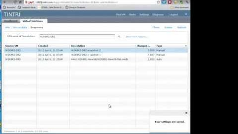 Tintri VM Snapshots and Cloning