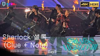 [4K] Sherlock·셜록 (Clue + Note) : 샤이니 SHINee | SW7 | D3 | 250525