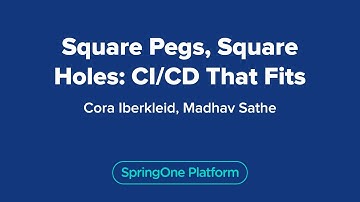 Square Pegs, Square Holes: CI/CD That Fits